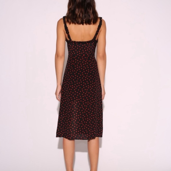 Réalisation Par 'Juliet' Dress, Italia Dot color black / red, size XL - Picture 6 of 9